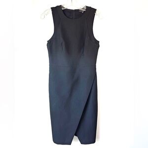 Club Monaco Little Black Dress with Asymmetric Hem